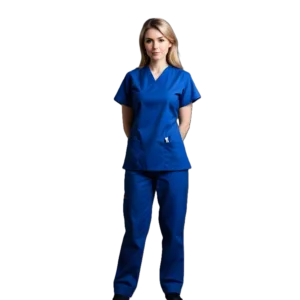 Unisex Nurse Uniform Set – Half Sleeve, Double Pocket